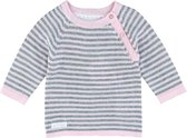 Feetje First Knit raglan streep sweater|Roze|MT. 62