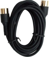 Cavus 8-pins DIN Powerlink PL8 kabel voor B&O / zwart - 0,50 meter