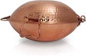 Cataplana pan 33 cm  hammered koper