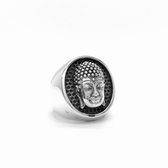 Echt Zilveren Boeddha Ring voor Heren en Dames - 925 Sterling Zilver