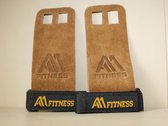 AA Fitness Gear – Gym & Crossfit Training Handschoenen - 2 Hole Anti Slip Grips – Turnen - Gymnastics - Large
