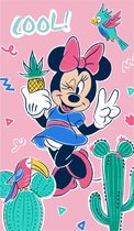 Disney Minnie Mouse Strandlaken Cool - 70 x 120 cm - Roze