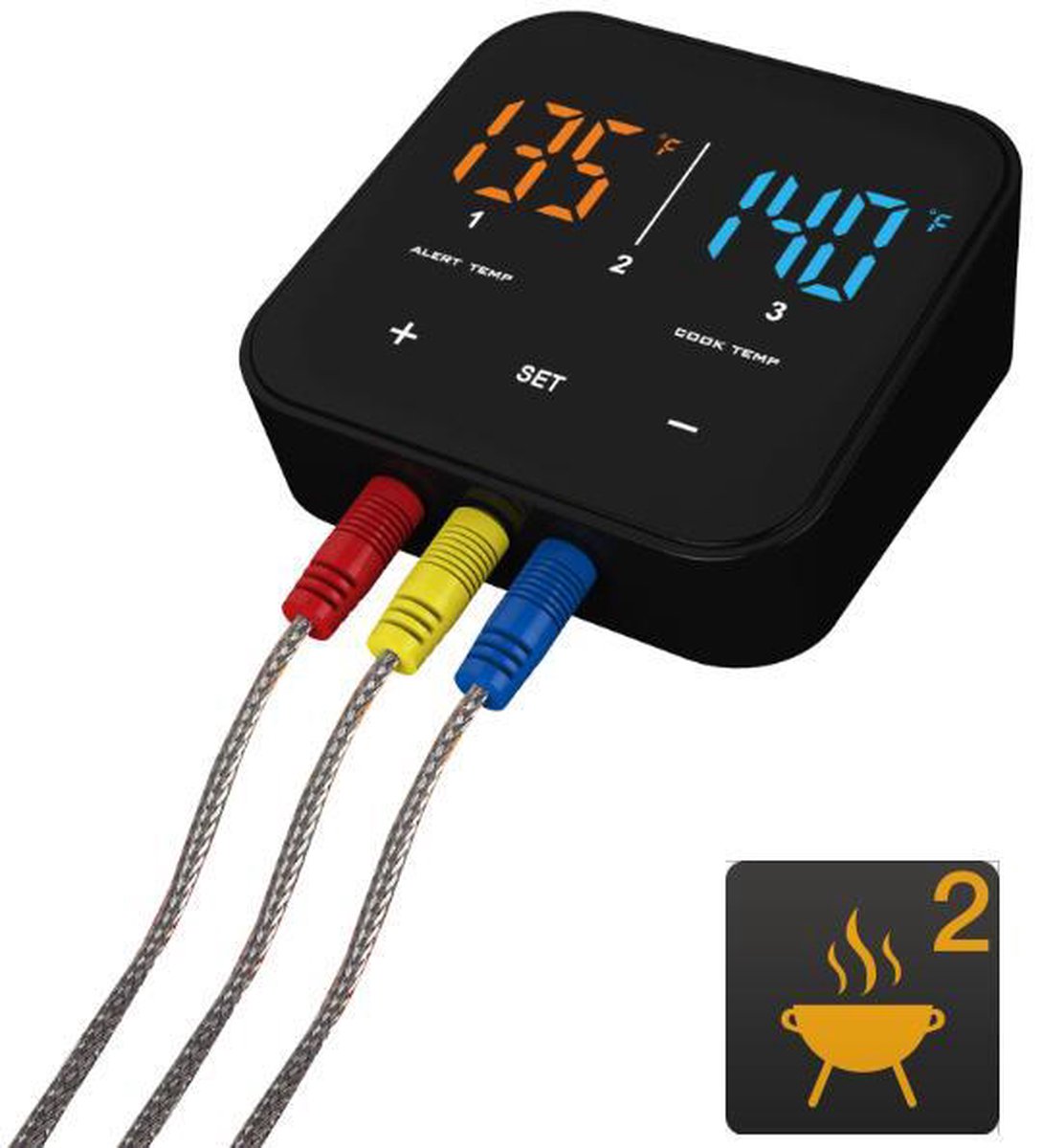 | Patton Emax Bluetooth Smart thermometer III Patton Bluetooth Thermometer I incl. 1 RVS probe