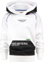 Vingino zachte witte jongens sweater hoodie - Maat 128