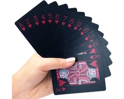 Speelkaarten Waterdicht - Special Edition Pokerkaarten Rood/Zwart