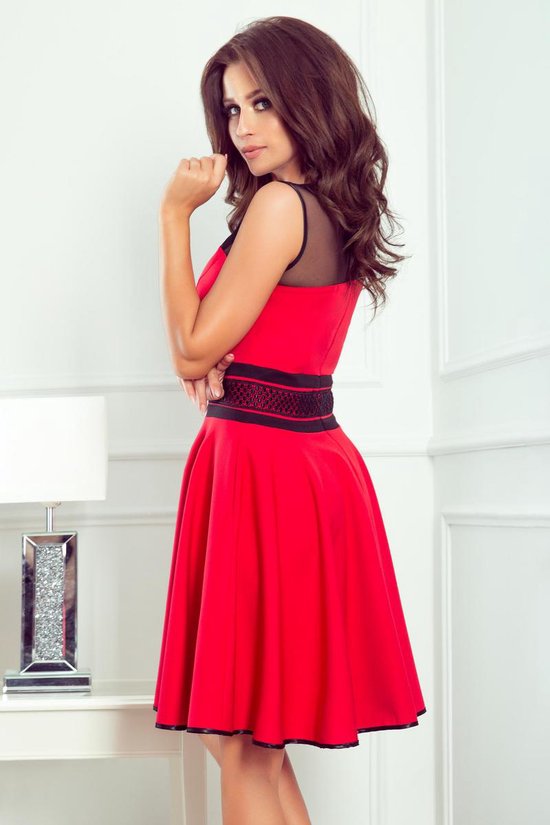 Elegante Rode jurk maat S | bol.com