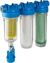Hydra Rainmaster regenwaterfilter - Regenwater filtratie filter - Triofilter - zelfreinigend - met actief kool