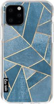 Casetastic Apple iPhone 11 Pro Hoesje - Softcover Hoesje met Design - Dusk Blue Stone Print