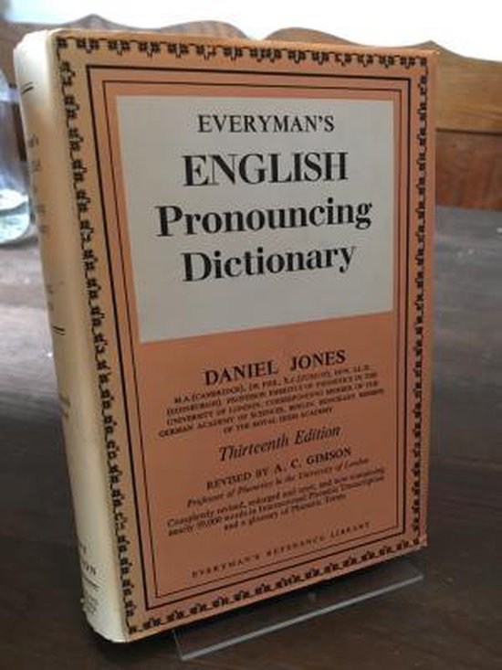 English Pronouncing Dictionary, Daniel Jones / A. C. Gimson