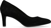 Clarks - Dames - Zwarte Calla Rose suède pumps - Maat 39.5