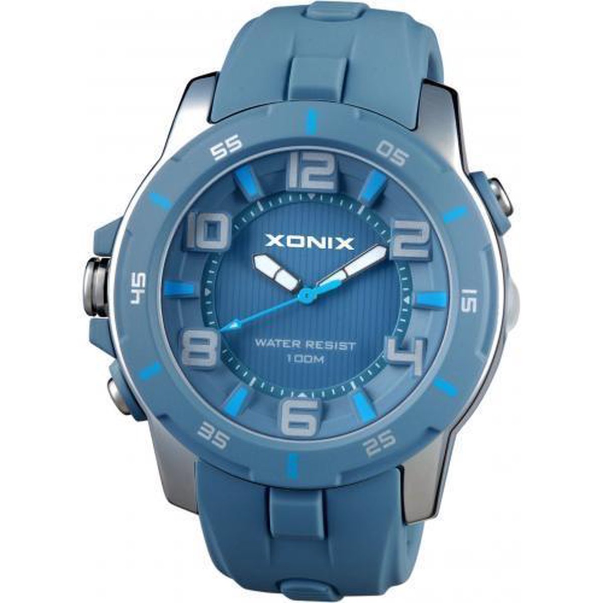 Xonix horloge met backlight en zijverlichting CAE-002
