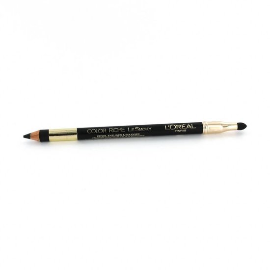 L’Oréal Paris Color Riche Le Smoky - 201 Black Velourt - Oogpotlood