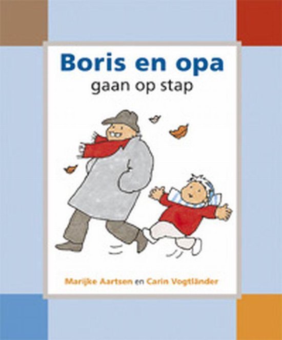 Cover van het boek 'Boris en opa gaan op stap'