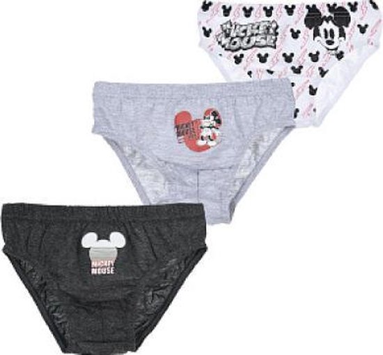 Mickey Mouse - 3 x caleçons taille 92/98 - 2/3 ans | bol