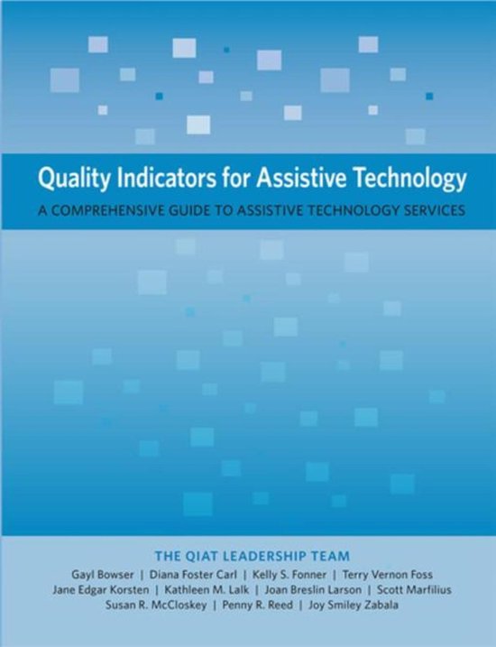 Quality Indicators for Assistive Technology - cover
