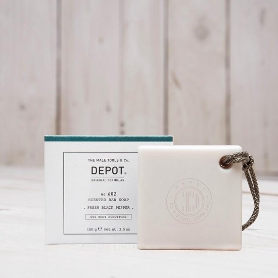 DEPOT No.602 SCENTED BAR SOAP FRESH BLACK PEPPER bol