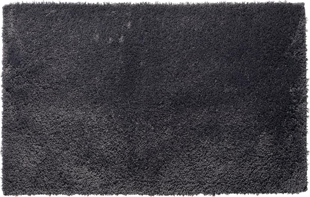 Lucy's Living Luxe badmat FUA Antraciet – 50 x 80 cm – grijs – donker grijs – rechthoek - badkamer mat - badmatten - badtextiel - wonen – accessoires