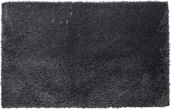 Lucy's Living Luxe badmat FUA Antraciet – 50 x 80  cm – grijs – donker grijs – rechthoek - badkamer mat - badmatten -  badtextiel - wonen – accessoires