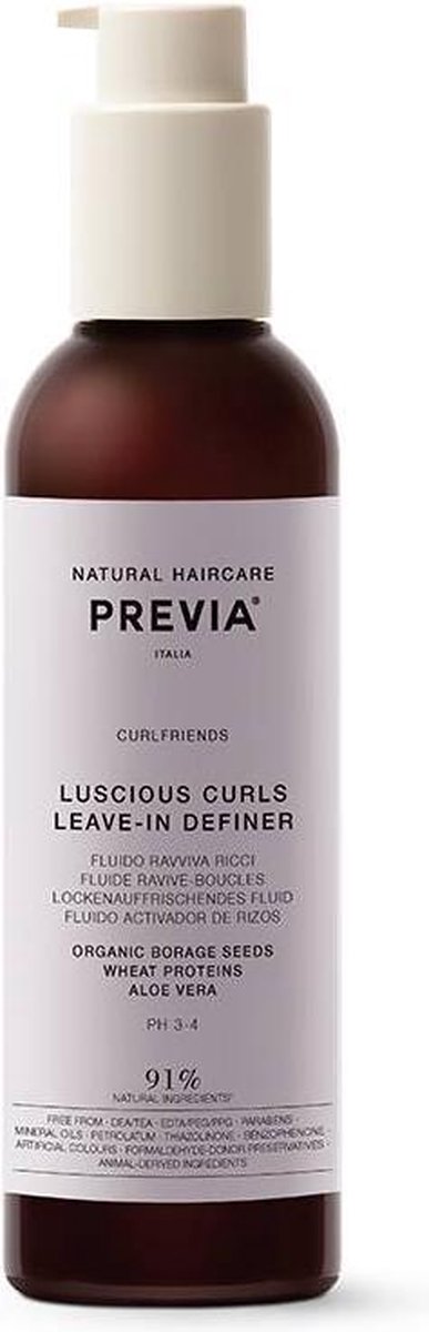 Previa Natural Haircare Curlfriends Luscious Curls Leave-in Definer