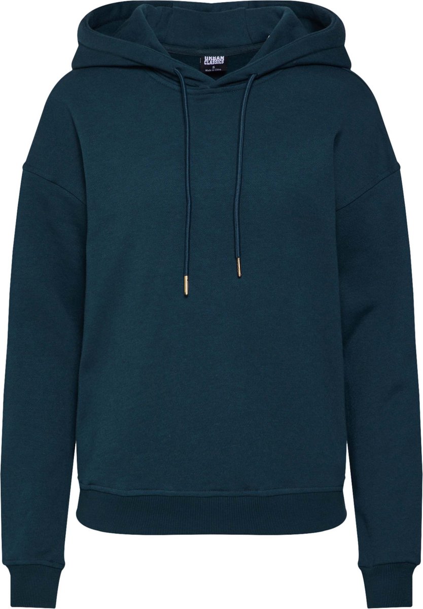 Urban Classics Ladies Hoodie Trui met capuchon flessengroen XS Flesgroen