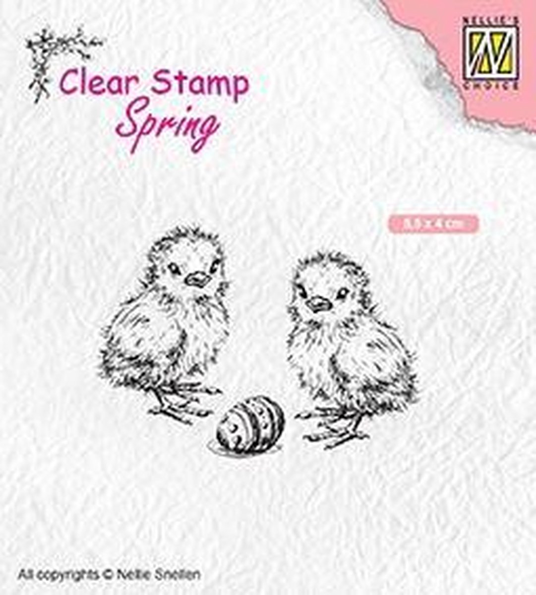 SPCS008 Nellie Snellen Clear Stamp Spring - kuiken