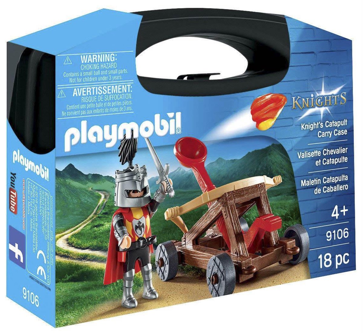 Zonnig Praten tegen Wakker worden Playmobil Knights Knight's Catapult koffer Carry Case Actie/avontuur |  bol.com