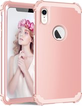 Apple iPhone XR Armor Back cover - Roze - Shockproof