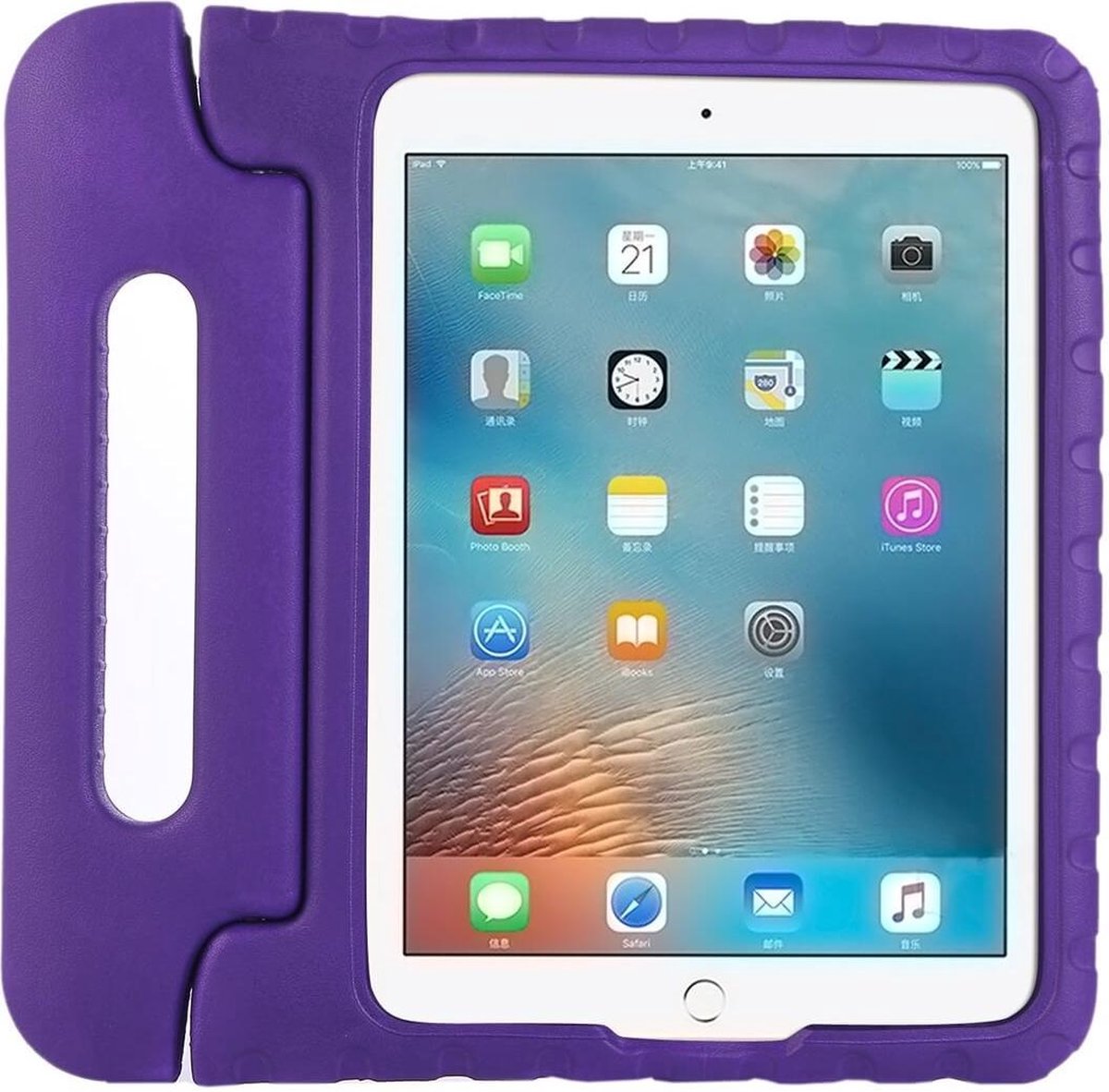 iPad 2018 Kids Cover paars