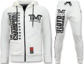 Local Fanatic Exclusive Jogging Suit Men - TMT Floyd Mayweather Set - Blanc - Taille: XL