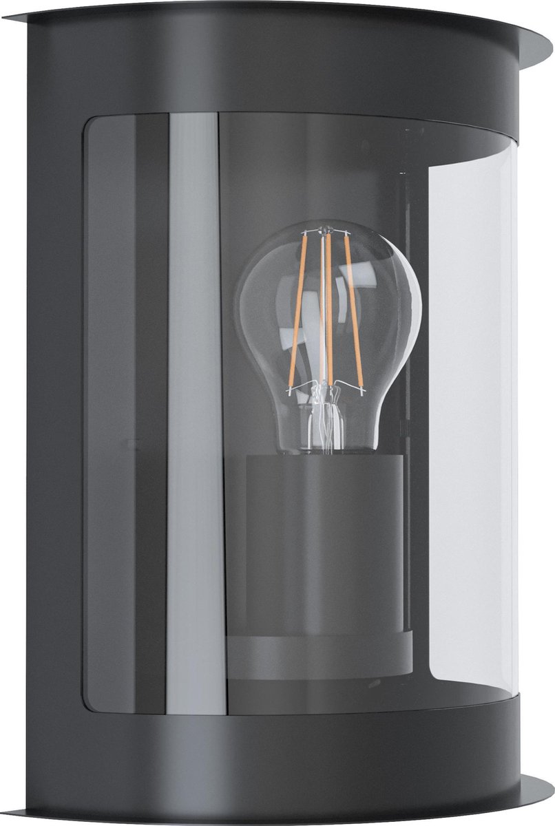EGLO Daril 1 Wandlamp Voor buiten - E27 - IP44 - Zwart