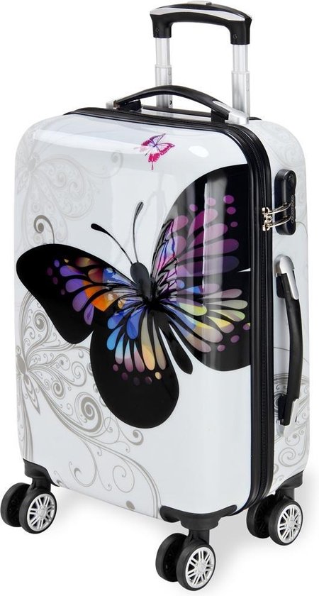Monzana Hard case koffer Vlinder polycarbonaat