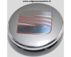 Seat Naafdoppen - Set van 4 stuks-  55mm 6ll601171 UFT banden winterbanden all season banden 4 seizoenen embleem logo emblemen velgen logo wieldop