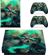 Blue Flame Gam3Gear Vinyl Decal Protective Skin Cover Sticker for Xbox One S Console & Controller NOT Xbox One Elite / Xbox One / Xbox One X 