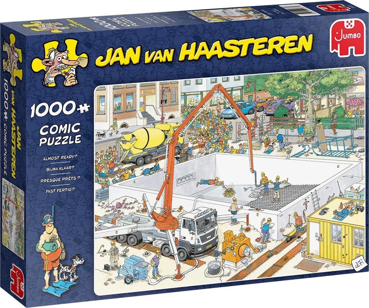 Jan van Haasteren Bijna Klaar? puzzel - 1000 stukjes