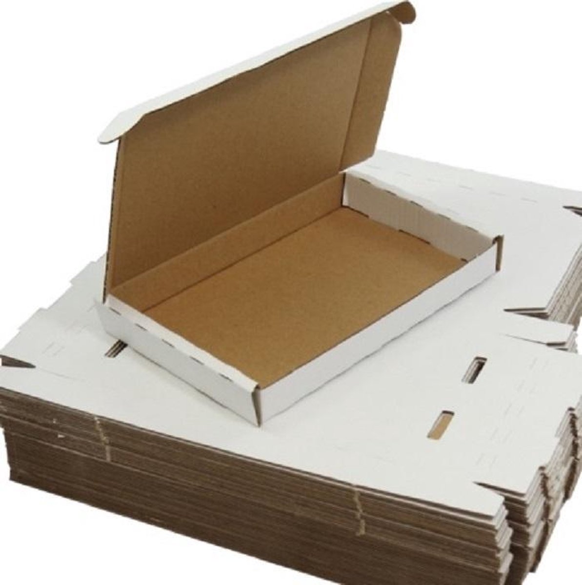 Brievenbusdoos brievenbusdozen A5 50 stuks met bovenklep wit 255 x 160 x 28  mm | bol.com