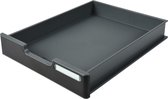 2x MODULODOC lade met zwarte voorzijden - Standaard box - ECOBlack, Muisgrijs/zwart