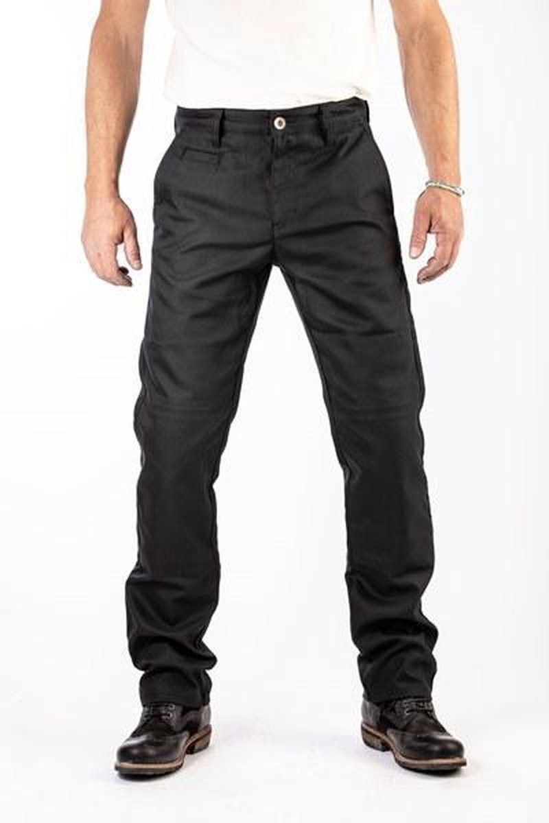 ROKKER Chino Black Light Motorcycle Jeans L32/W38