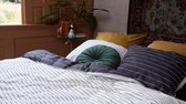 Housse de couette At Home by Beddinghouse Notes - Lits jumeaux - 240x200 / 220 cm - Zwart Wit