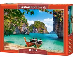 Castorland Ko Phi Phi Le, Thailand – Puzzel – 1.000 stukjes – Satijnen afwerking – Perfecte pasvorm – Europese kwaliteit