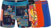 Muchachomalo - Jongens - 4-pack High Score Boxershorts - Blauw - 134