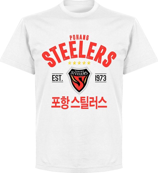 Pohang Steelers Established T-shirt - Wit