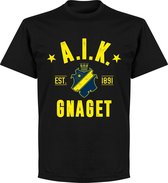 AIK Established T-shirt - Zwart - M