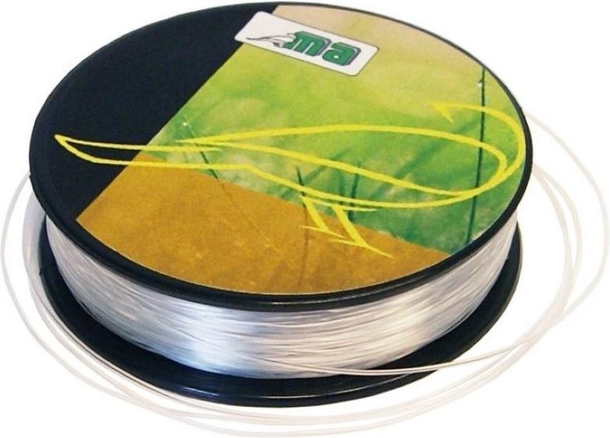 Cordon de Nylon fil de pêche 0.5mm 100 Mètres Transparent 