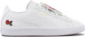 Puma Basket Badge Vertere - Dames Sneakers Schoenen Sportschoenen Wit 370192-01 - Maat EU 36 UK 3.5