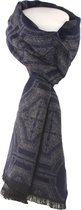 TRESANTI sjaal - Viscose sjaal - Navy grijze sjaal