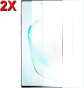 MMOBIEL 2 Stuks Samsung Galaxy Note 10 Plus Glazen Screenprotector Tempered Gehard Glas 2.5D 9H (0.26mm) - inclusief Cleaning Set