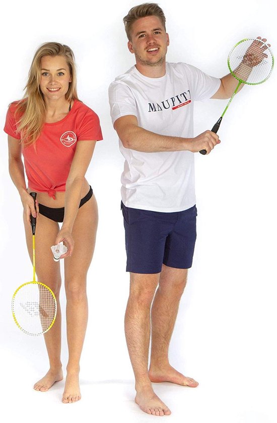 Rucanor Badmintonracket - groen/geel/wit SET