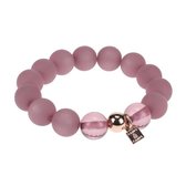CAMPS & CAMPS - armband - mat antiek roze