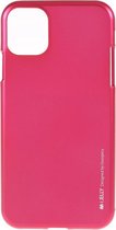 Flexibele Jelly iPhone cover voor iPhone 11 Pro - Roze - Goospery