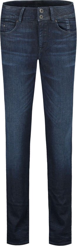 Garcia Caro curved Dames Slim fit Jeans Blauw Maat W32 X L32 | bol.com